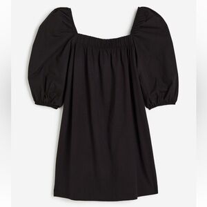 NWT H&M Puff Sleeve Cotton Dress